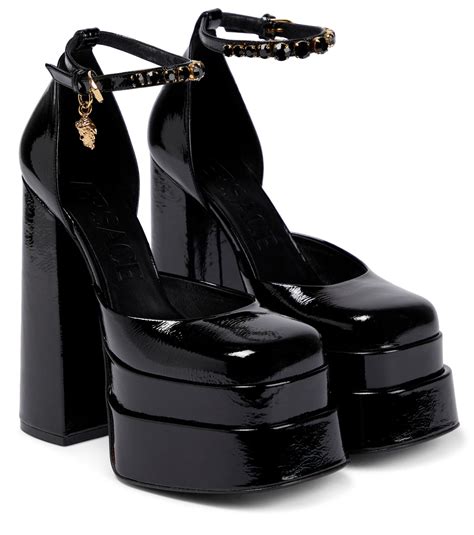 testa medusa versace|versace medusa platform heels.